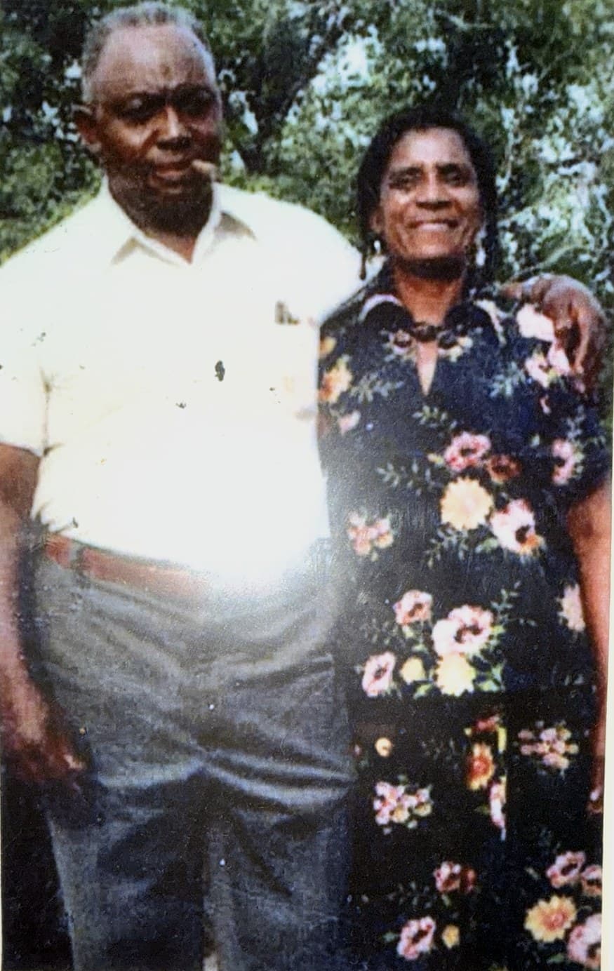 Archival photograph of Louis Smith Sr. standing beside his wife, Josephine Smith, the original owners of the family home that will become the Healing House.
